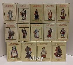 Lot of 14 International Santa Clause Collection Figures Figurines