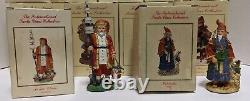 Lot of 14 International Santa Clause Collection Figures Figurines