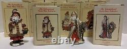 Lot of 14 International Santa Clause Collection Figures Figurines