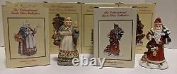 Lot of 14 International Santa Clause Collection Figures Figurines