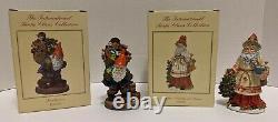 Lot of 14 International Santa Clause Collection Figures Figurines