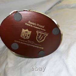 Lot of 4 Miami Dolphins Christmas Limited Colectables Santa Satues 1 Bobblehead