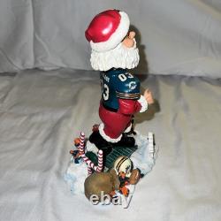 Lot of 4 Miami Dolphins Christmas Limited Colectables Santa Satues 1 Bobblehead