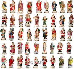 Lot of 41 Memories of Santa Collection Ornament/Figurines New In Box Don Warning