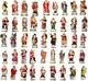 Lot Of 41 Memories Of Santa Collection Ornament/figurines New In Box Don Warning
