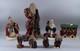 Lot Of 6 June Mckenna Santa Claus Collectable Figurines + Ornament Some Le
