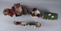 Lot of 6 June McKenna Santa Claus Collectable Figurines + Ornament Some LE