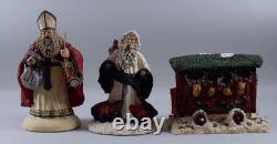 Lot of 6 June McKenna Santa Claus Collectable Figurines + Ornament Some LE