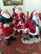 Lot Of Three (3) Clothique Style Traditional Santas Christmas Decor