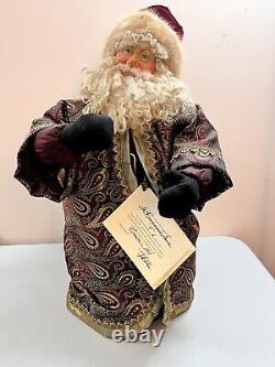 Ltd Ed Wistyria Renaissance Santa Claus Christmas Figure Dolan 25