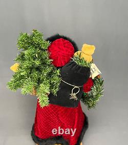 Lynn Haney 1996 Santa with List & Teddy Bears Collectable 18 Signed Figure