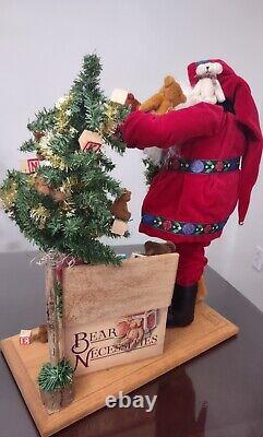 Lynn Haney Bear Necessities Santa Limited Edition # 55 /1000 Signed 1999