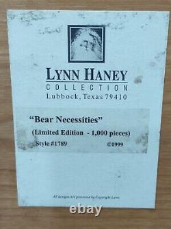 Lynn Haney Bear Necessities Santa Limited Edition # 55 /1000 Signed 1999