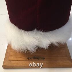 Lynn Haney Santa 1989 Signed Father Christmas Goose Tree Toys Handmade RARE