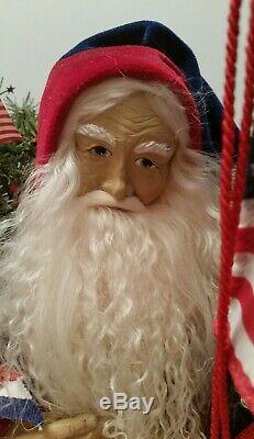 Lynn Haney Santa Claus 2002 YANKEE DOODLE SANTA BEAUTIFUL STATUE STYLE #1662