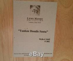 Lynn Haney Santa Claus 2002 YANKEE DOODLE SANTA BEAUTIFUL STATUE STYLE #1662