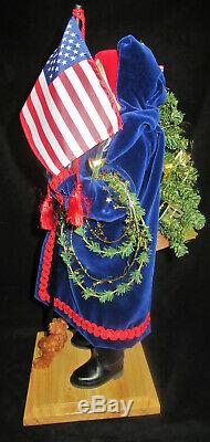 Lynn Haney Santa Claus 2002 YANKEE DOODLE SANTA with Hang Tag in original box