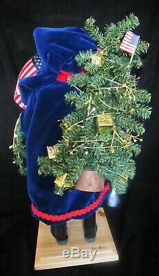 Lynn Haney Santa Claus 2002 YANKEE DOODLE SANTA with Hang Tag in original box