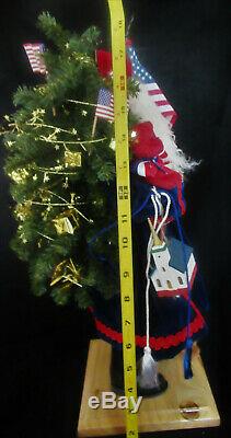 Lynn Haney Santa Claus 2002 YANKEE DOODLE SANTA with Hang Tag in original box