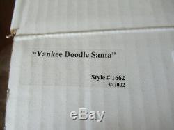 Lynn Haney Santa Claus 2002 YANKEE DOODLE SANTA with Hang Tag in original box