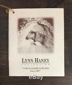Lynn Haney Santa Claus YANKEE DOODLE SANTA 2002 Hang Tag Original Box Signed EUC