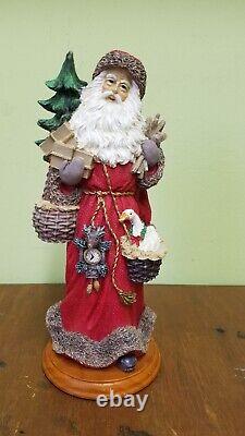 Lynn Haney Santa Clause Figure 12 Tall Gentle St. Nick Signed & Numbered