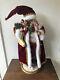 Mark Roberts Collection Red Velvet Santa Claus Statue Figurine Christmas 23