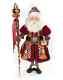 Mackenzie-childs Christmas Festoonery Santa Claus-27 Tall Standing Figure/doll