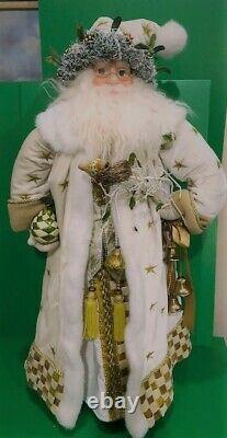 Mackenzie Childs Santa Claus w White Coat