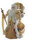 Magnificent Katherine's Collection Cream & Gold Santa Claus Doll Figure 18 New