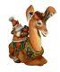 Magnificent Santa Hand Carved & Painted Riding Okapi New Model
