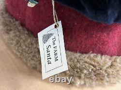 Margaret Cook Handmade Santa THE FARM SANTA Signed Hangtag -25 Tall EUC