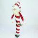 Mark Roberts Christmas Santa Claus Candy Cane Figure Jingle Bell Large 21 Tall