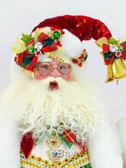 Mark Roberts Christmas Santa Claus Holly Jolly Santa, #51-97040 NIB