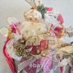 Mark Roberts Collection Pink Fairy Santa Set 18 & 12 Posable Wings