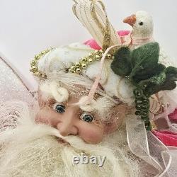 Mark Roberts Collection Pink Fairy Santa Set 18 & 12 Posable Wings