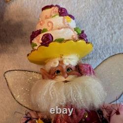 Mark Roberts Collection Pink Fairy Santa Set 18 & 12 Posable Wings