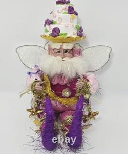 Mark Roberts Collection Pink Fairy Santa Set 18 & 12 Posable Wings