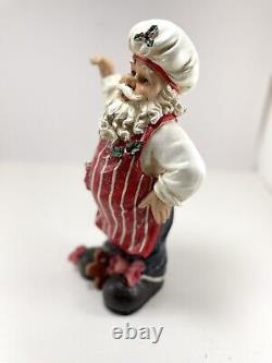 Mark Roberts Santa with Chalk Bord Figurine Vintage Flemish Collection Resin 11