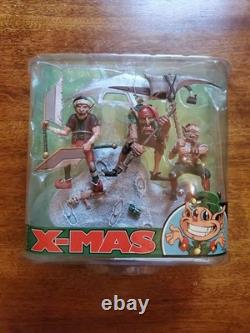 McFarlane Twisted Christmas X-Mas 6 complete Set Monsters 2007 Spawn MOC withbox