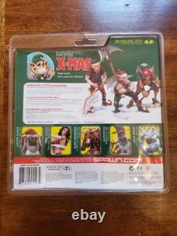 McFarlane Twisted Christmas X-Mas 6 complete Set Monsters 2007 Spawn MOC withbox