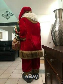 Member's Mark Huge 6.5 Ft Deluxe Figure Life Size Santa Claus Christmas