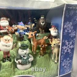 Memory Lane 2003 Rudolph The Red Nose Reindeer 24 Figure Collection Sealed