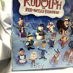 Memory Lane 2003 Rudolph The Red Nose Reindeer 24 Figure Collection Sealed