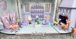 Memory Lane Rudolph Red Nosed Reindeer Santas Castle Playset w Bumble Figures