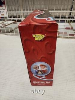 Memory Lane Santa Claus Is Comin' To Town Action Figure Trio New