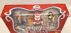 Memory Lane Santa Claus is Comin to Town Action Figure Trio