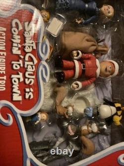 Memory Lane Santa Claus is Coming To Town Action Figure Set Trio Kris Kringle