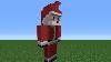 Minecraft Tutorial How To Make A Santa Statue