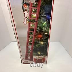 Mr Christmas 40 Super Ladder Climbing Santa Musical Animatronic New Free Ship